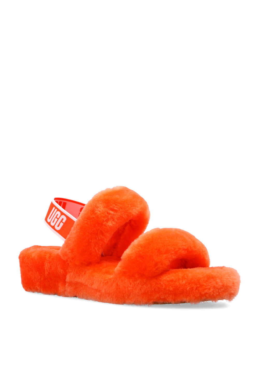 ugg emu Orange Oh Yeah fur sandals UGG SchaferandweinerShops Ukraine